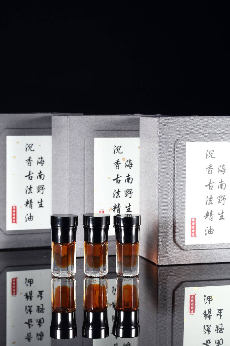 当代 海南野生沉香古法原油1.6g装一组三盒 - 图2