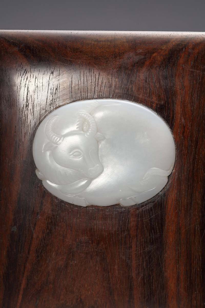 清 端石三羊开泰砚 - 图5