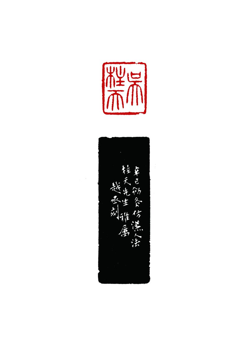 清 彭祖复、张越丞刻 寿山石印章一组两件 - 图7