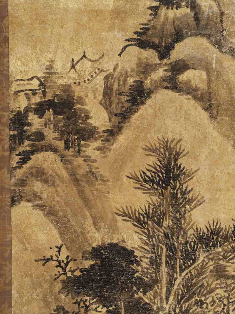 辛亥（1671年）作 朱轩 临董山水 - 图7