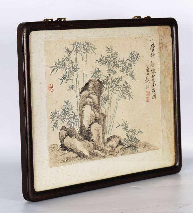 恽寿平（款） 花卉四帧 - 图22