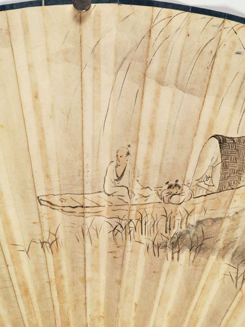 壬午（1942年）作 钱松嵒、云楼 听笛观月·行书五言诗 - 图5