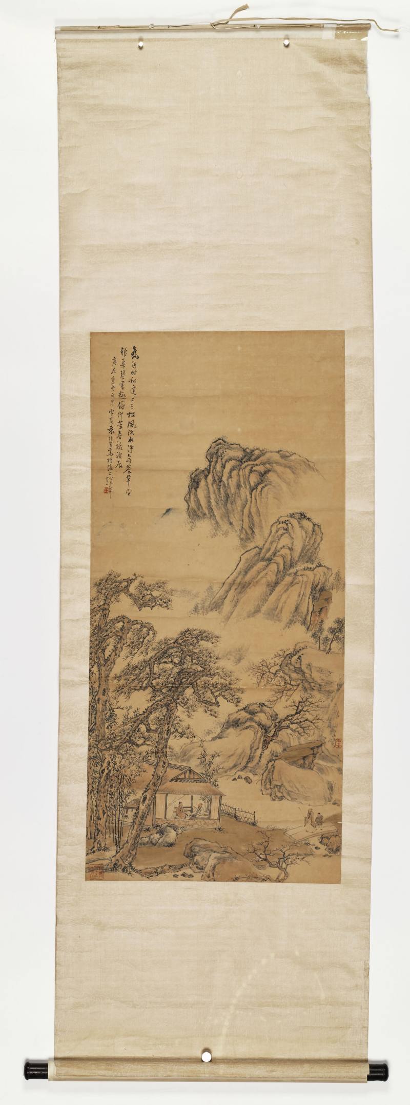 庚辰（1940年）作 袁培基 松溪话旧 - 图2