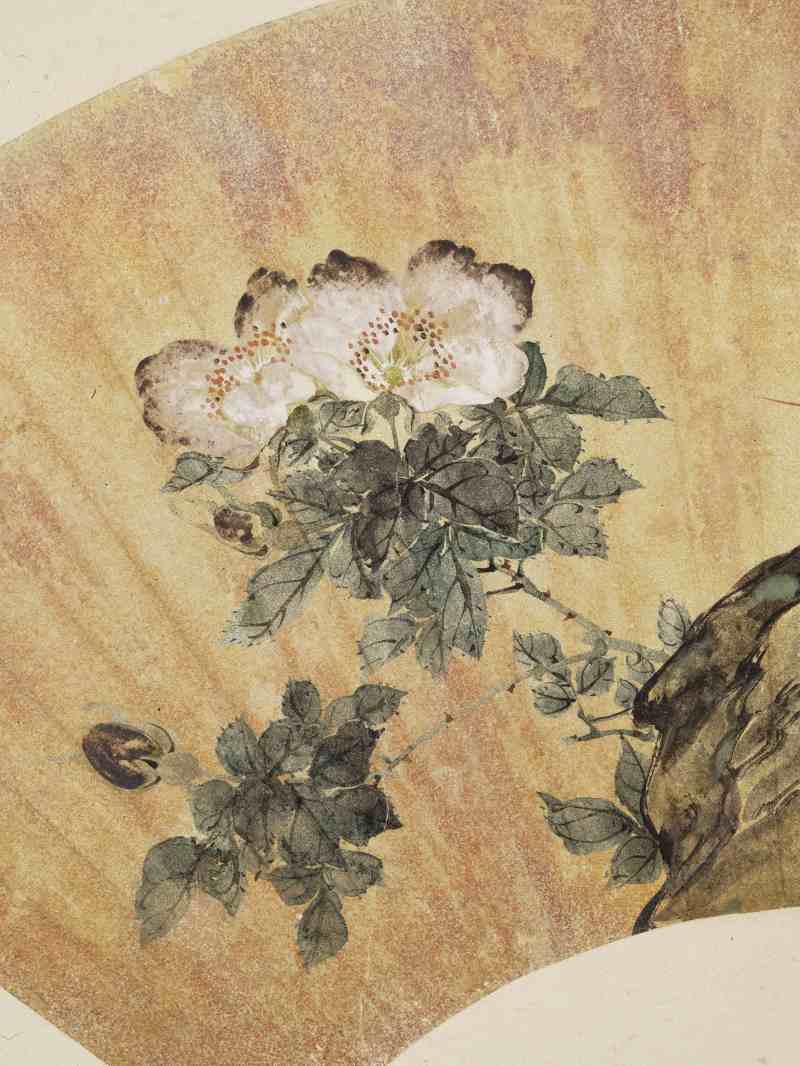 癸酉（1873年）、己亥（1899年）作 居廉 花卉四帧 - 图3
