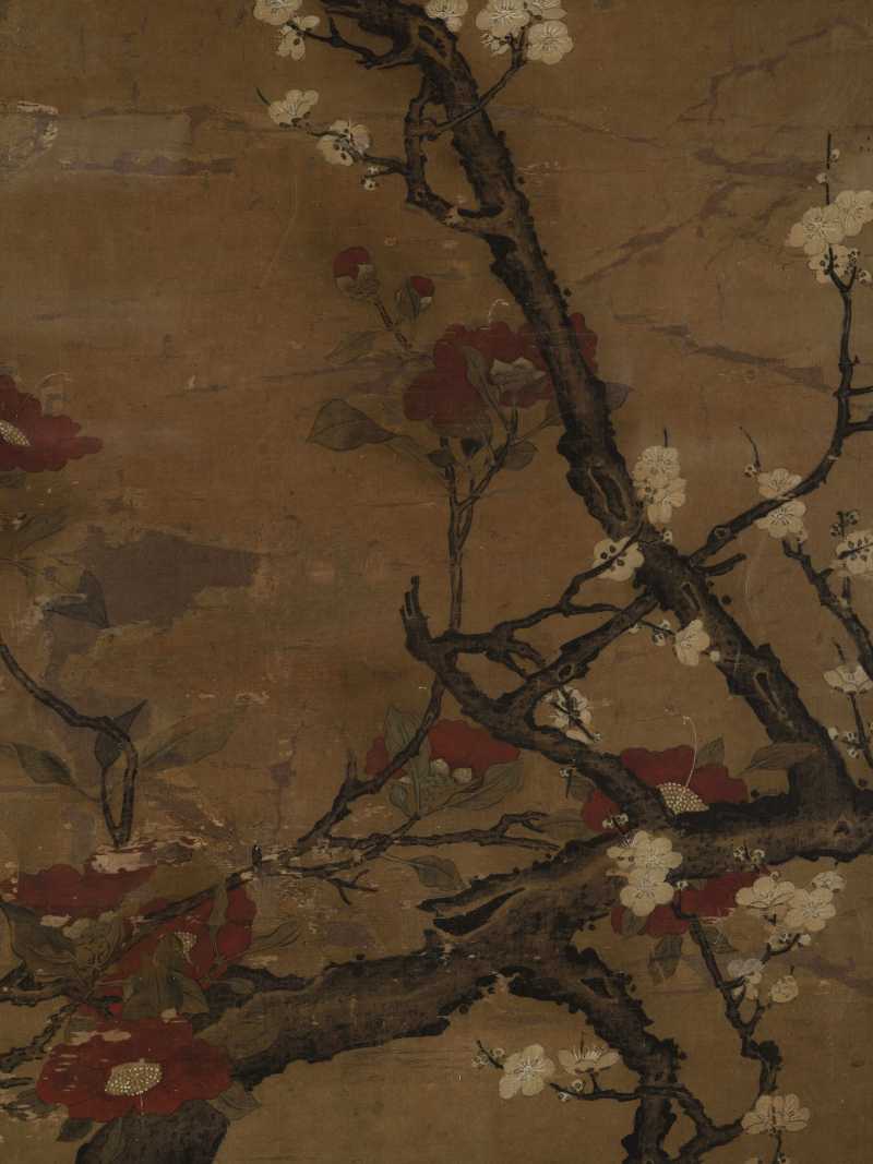佚名 花鸟四屏 - 图35