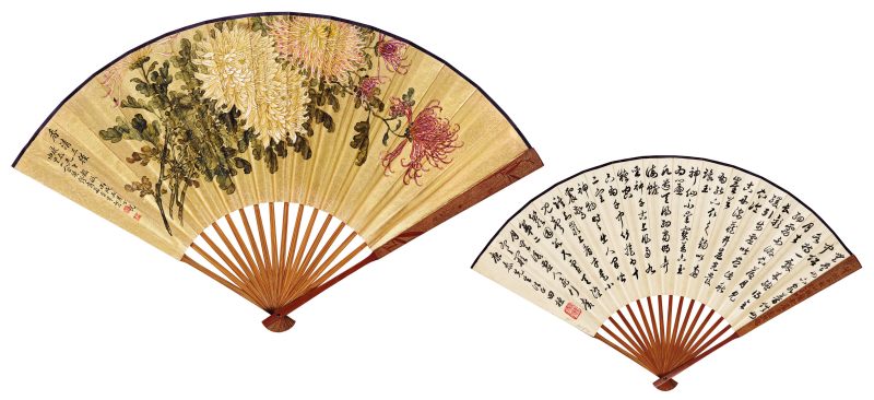 丙戌（1946年）作 缪谷瑛、田桓 香清三径·行书