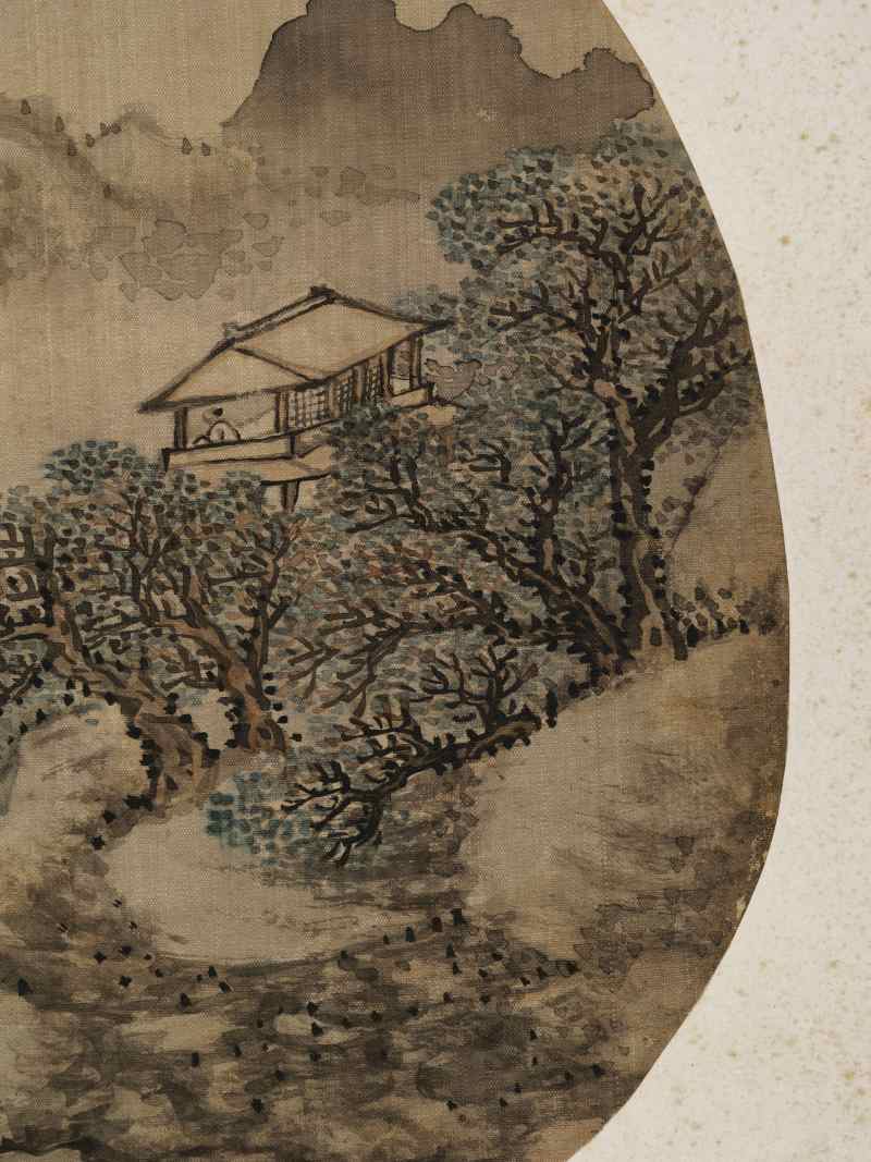 癸酉（1813年）作 汪圻（款）、姜壎、金雯 山水人物六帧 - 图32