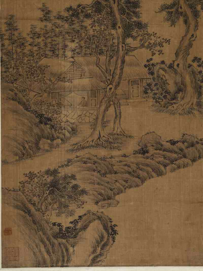 癸巳（1713年）作 唐岱（款） 秋林幽居 - 图5