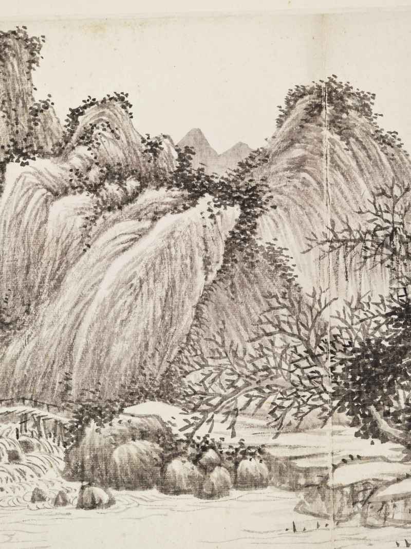 道光壬午（1822年）作 董棨 自出胸臆山水册 - 图19
