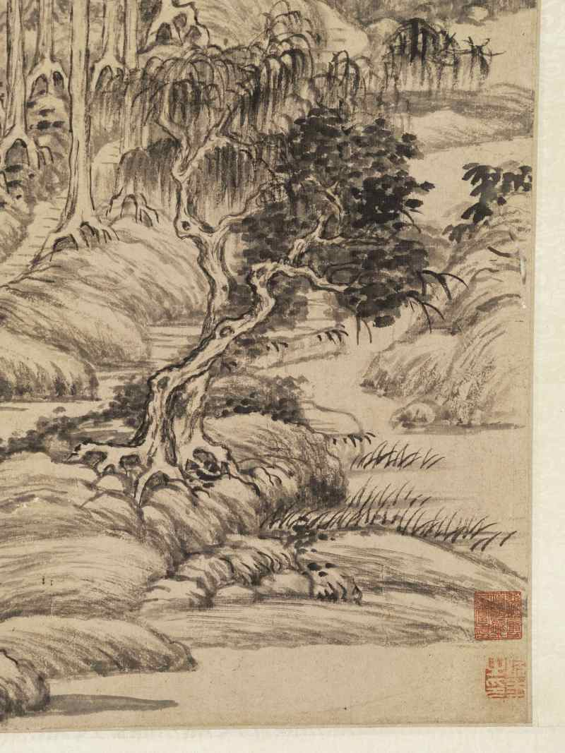 雍正二年（1724年）作 黄鼎 仿董源山水 - 图6