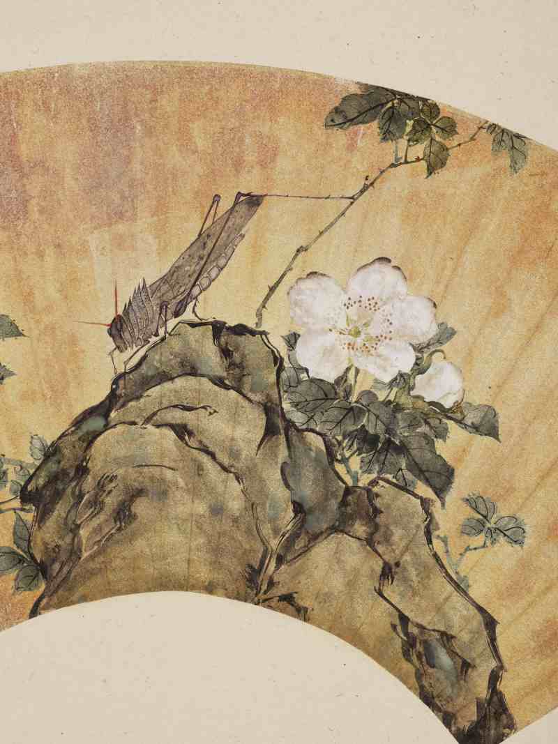 癸酉（1873年）、己亥（1899年）作 居廉 花卉四帧 - 图4