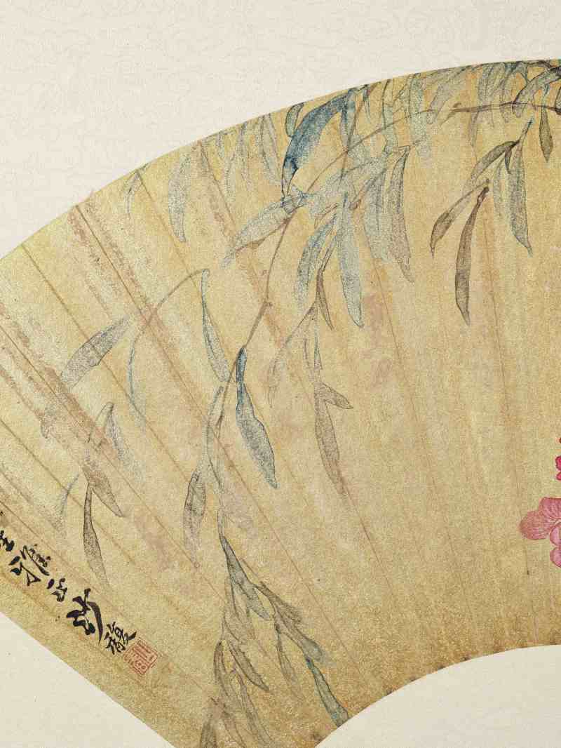 庚寅（1890年）、丙子（1876年）作 沙馥 人物花鸟五帧 - 图30