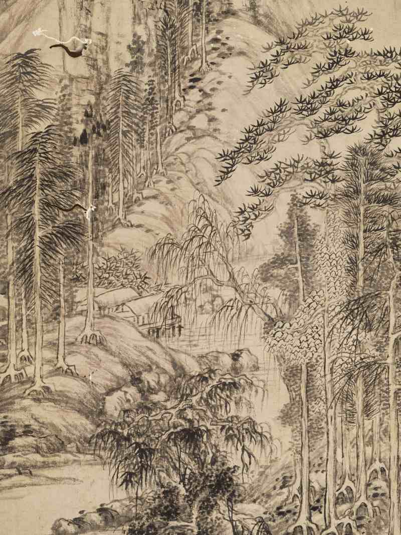 雍正二年（1724年）作 黄鼎 仿董源山水 - 图7