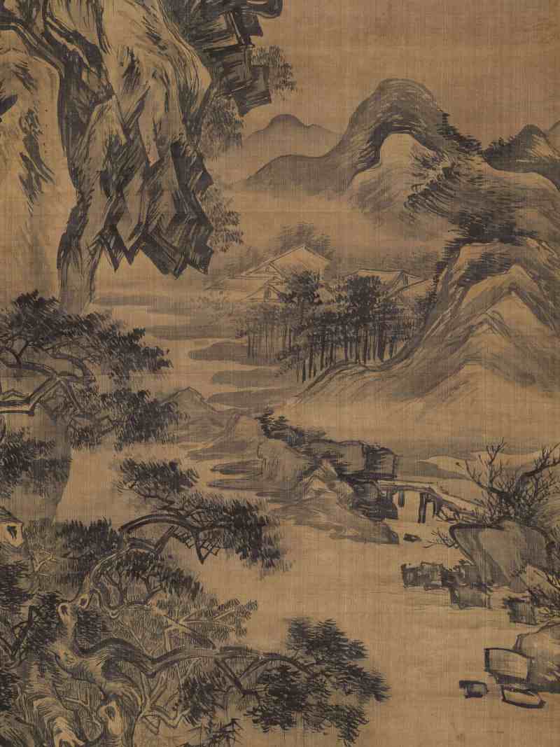 周臣（款） 溪山独钓 - 图4