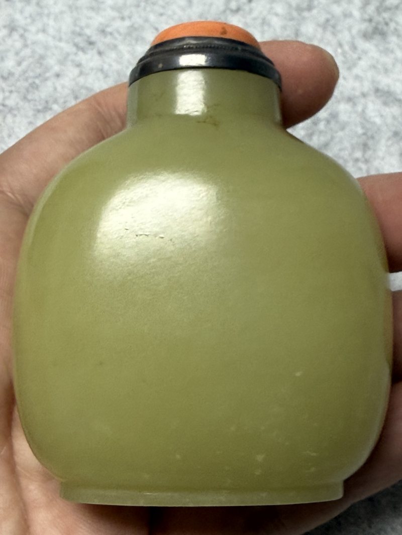清十八世紀 黃玉素鼻煙壺 - 图5