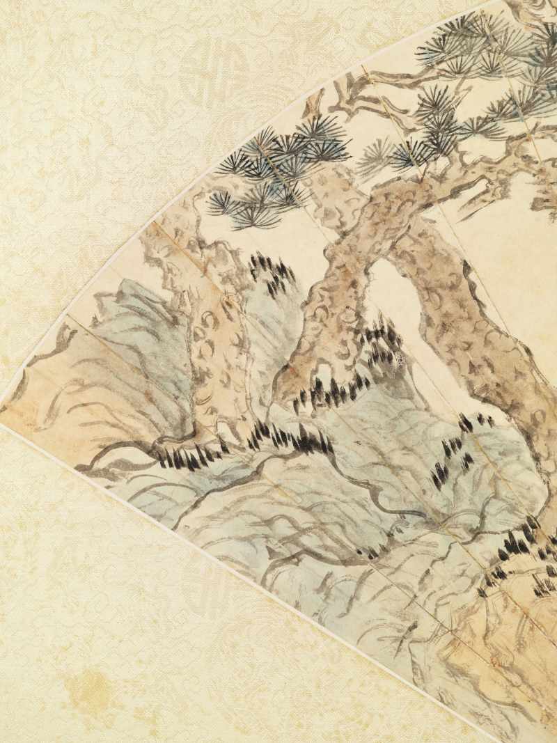 溥儒 松下双骏 - 图5