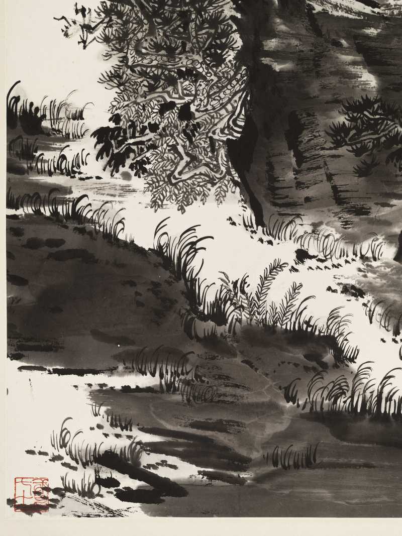 庚申（1980年）作 陆俨少 蒲汀凫起 - 图5