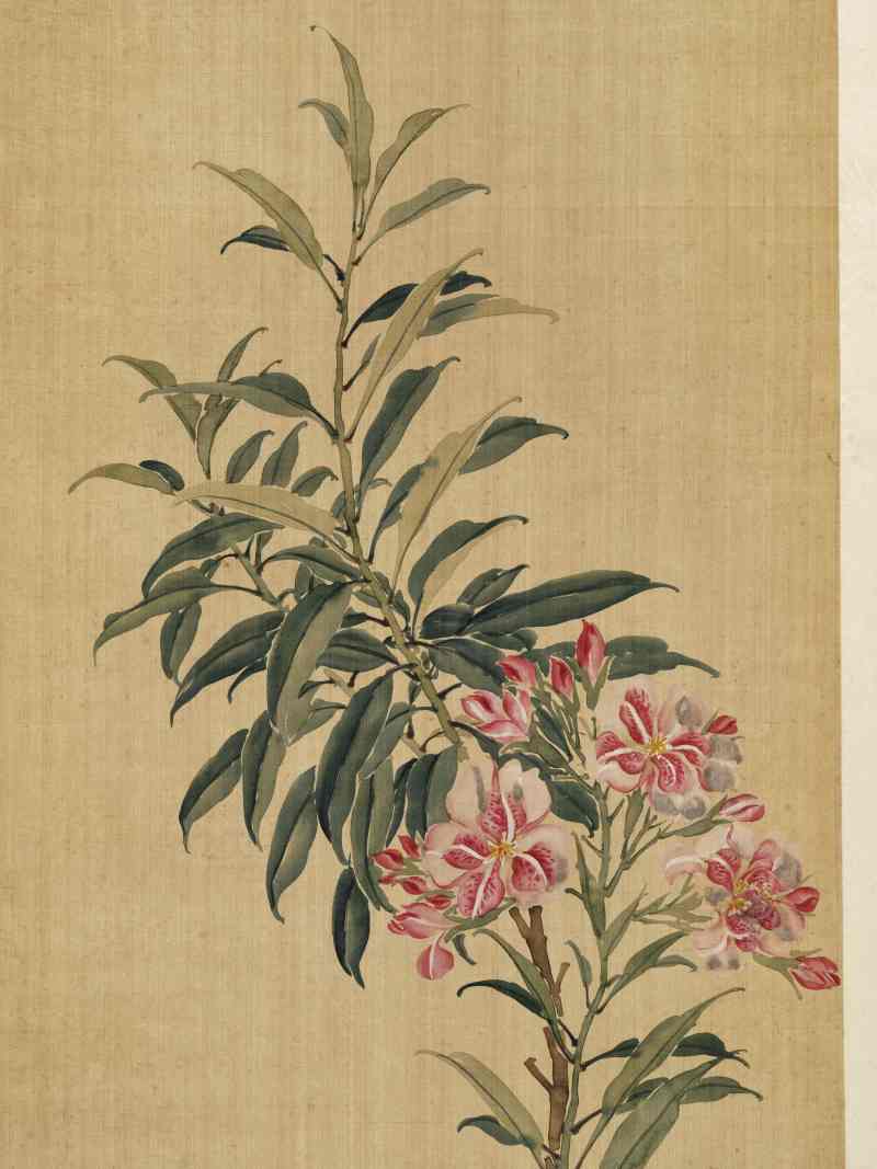 光绪丙午（1906年）作 慈禧（款） 花卉四屏 - 图22