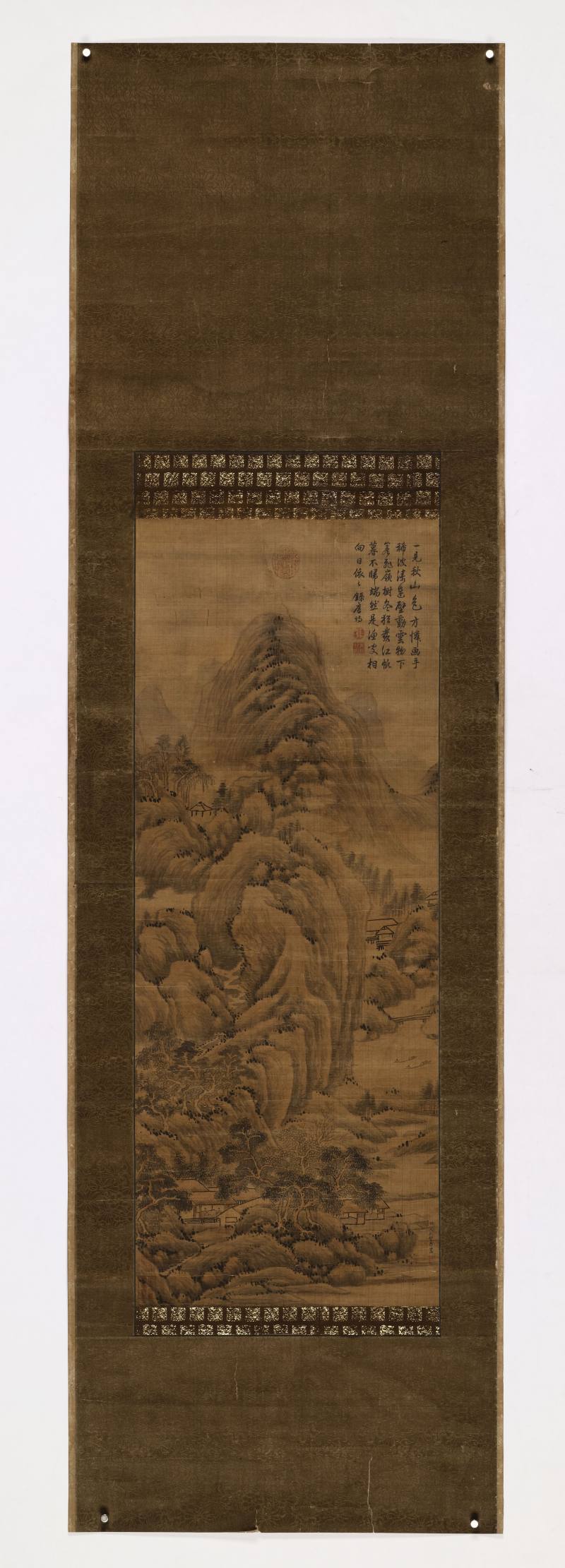 文永丰（款） 秋山渔归 - 图2