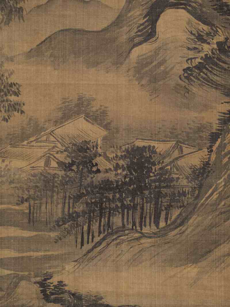 周臣（款） 溪山独钓 - 图7
