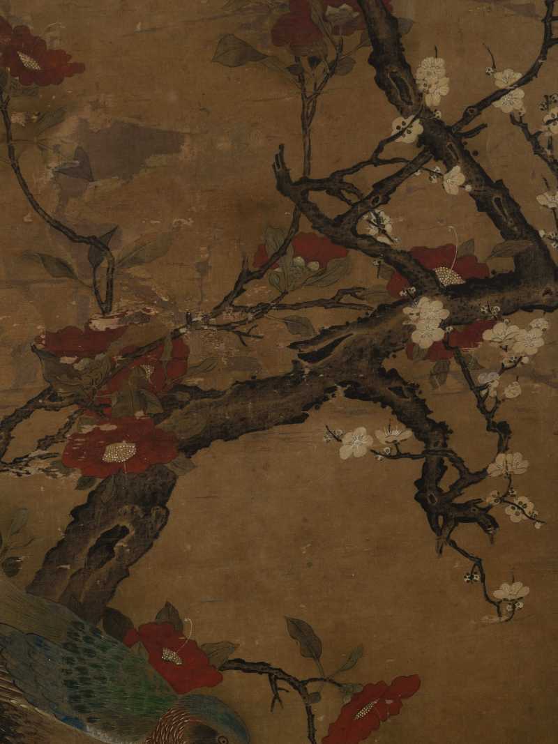 佚名 花鸟四屏 - 图38