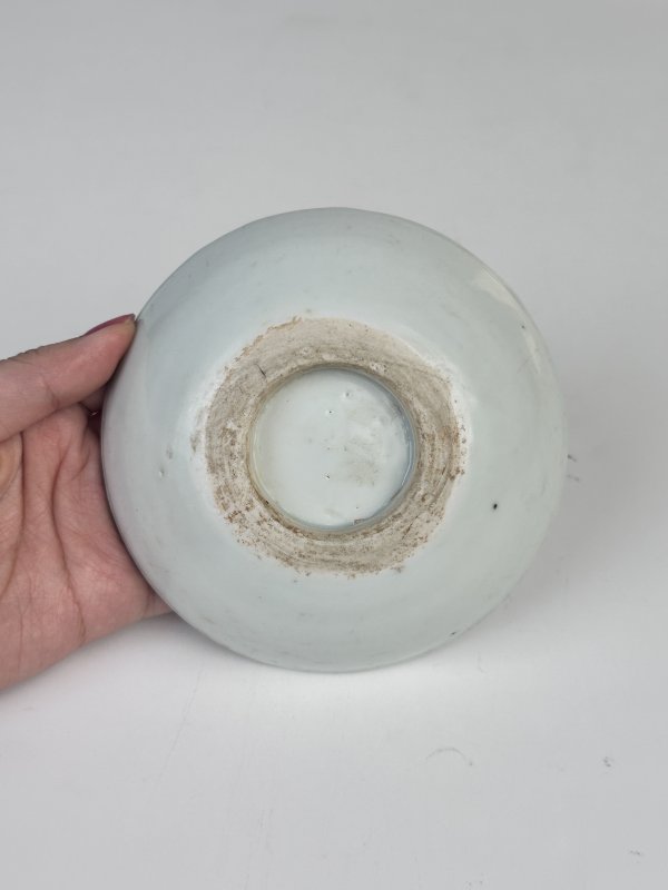 明中期 白釉握足洗 - 图6