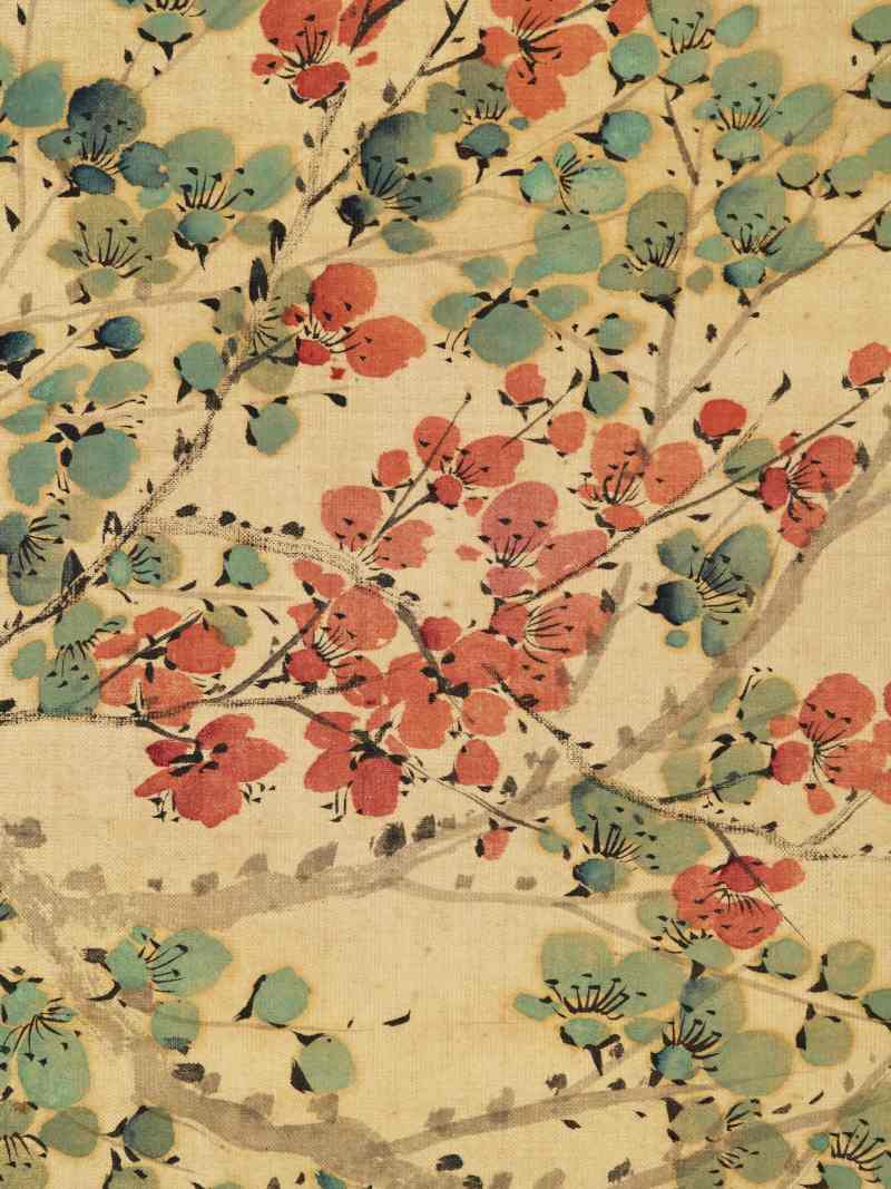 乙未（1895年）作 金心兰 花卉二帧 - 图10