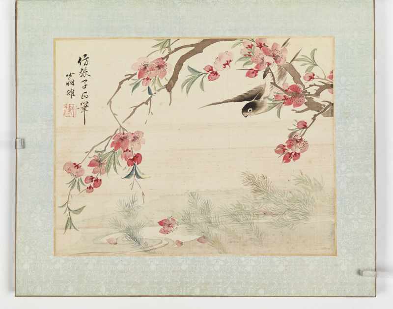 道光甲午（1834年）作 翁雒 花鸟写生册 - 图3
