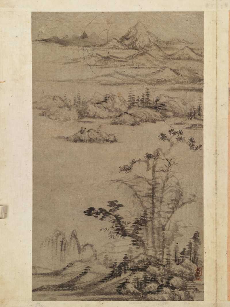 恽本初（款） 山水册 - 图4
