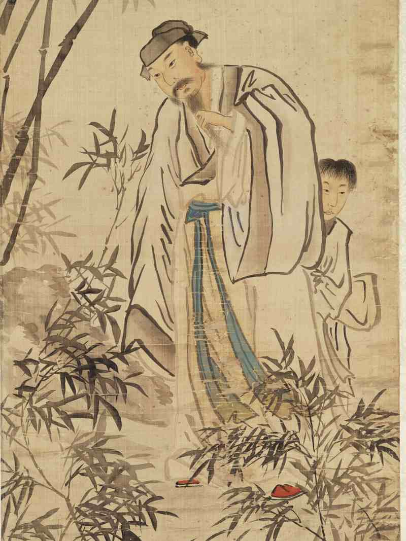 改琦 竹林高士 - 图3