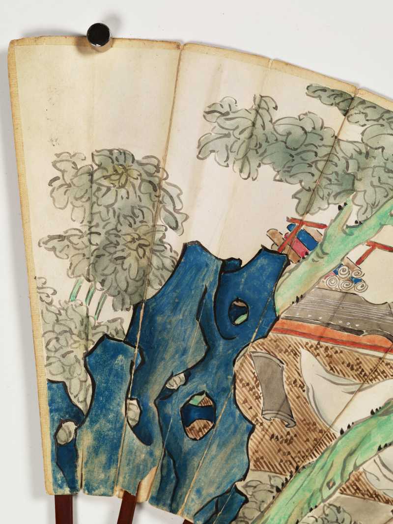 玄默掩茂（1922年）作 吴仲熊 停琴赏荷·铸剑图 - 图14