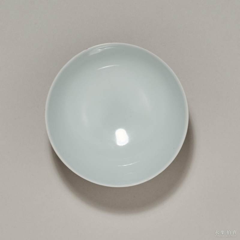 清光绪 胭脂红釉茶圆 - 图4