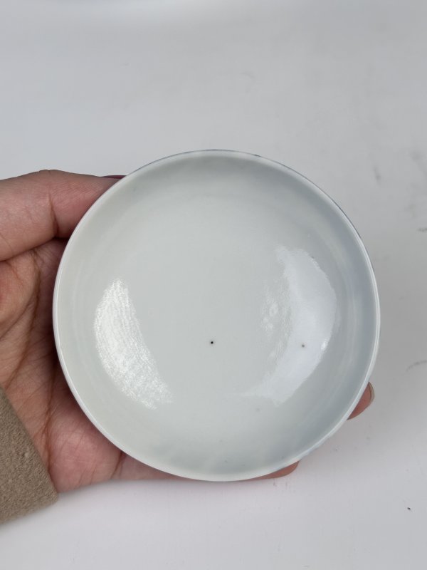 清中期青花海屋添筹图铃铛杯碟套 - 图11