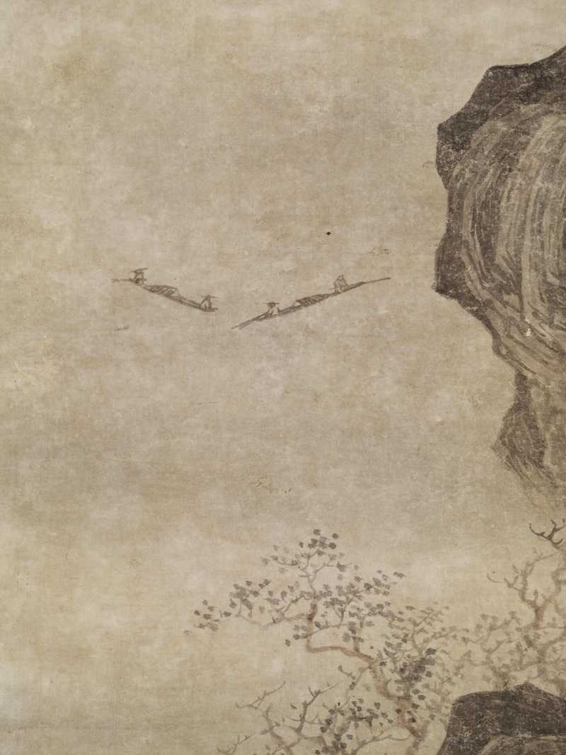 唐寅（款） 云山烟树图 - 图5