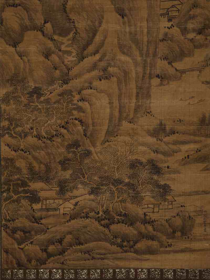 文永丰（款） 秋山渔归 - 图5