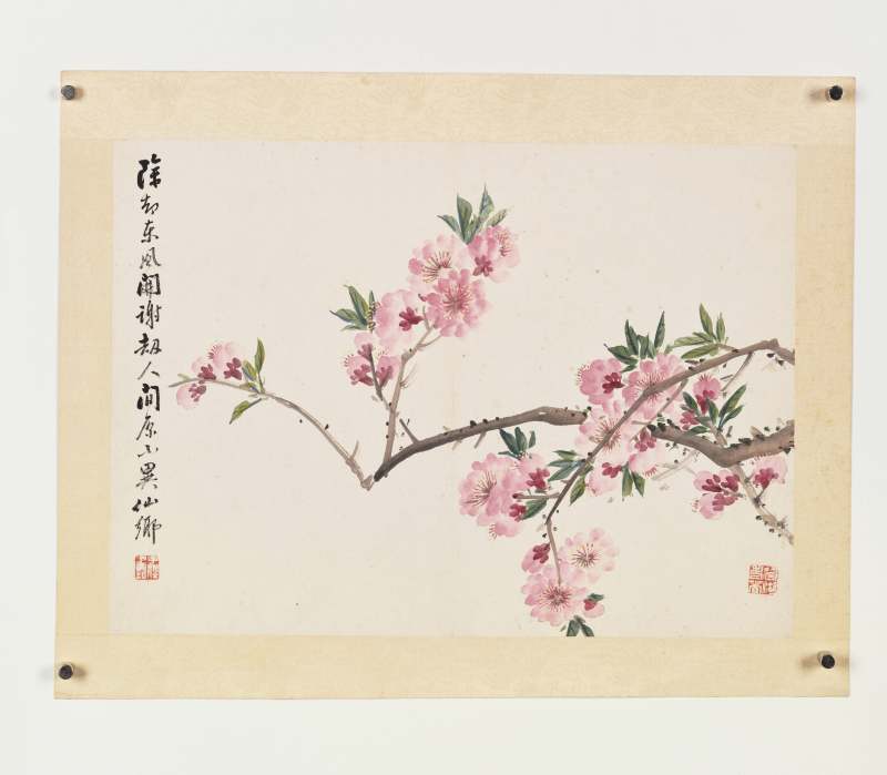 癸丑（1913年）、己卯（1879年）作 王礼、张熊、丁宝书 花鸟三帧 - 图2