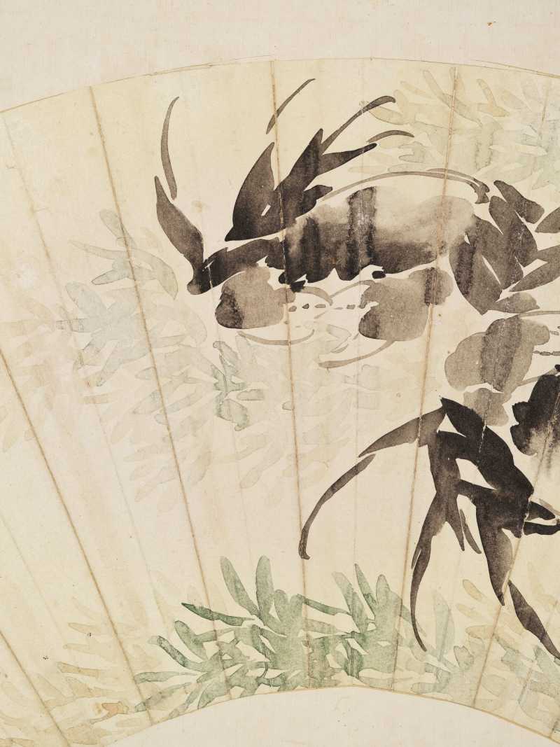 辛巳（1881年）作 莲溪 花卉三帧 - 图4