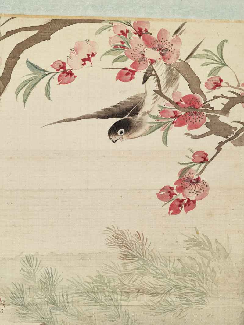 道光甲午（1834年）作 翁雒 花鸟写生册 - 图5