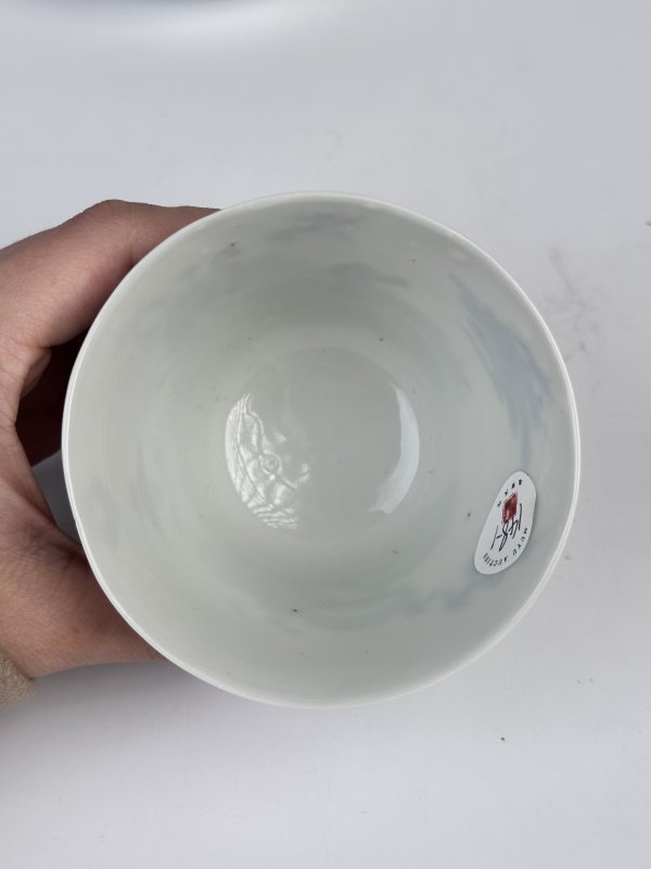 清中期青花海屋添筹图铃铛杯碟套 - 图12