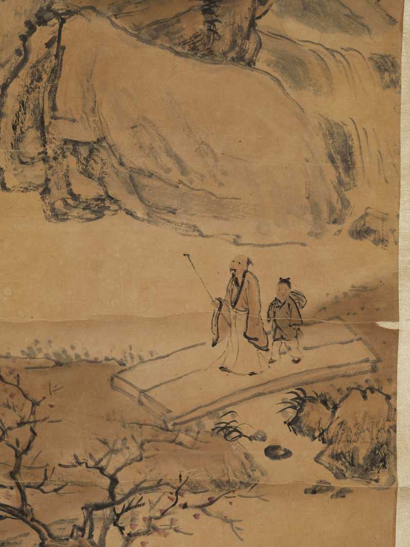 庚辰（1940年）作 袁培基 松溪话旧 - 图7