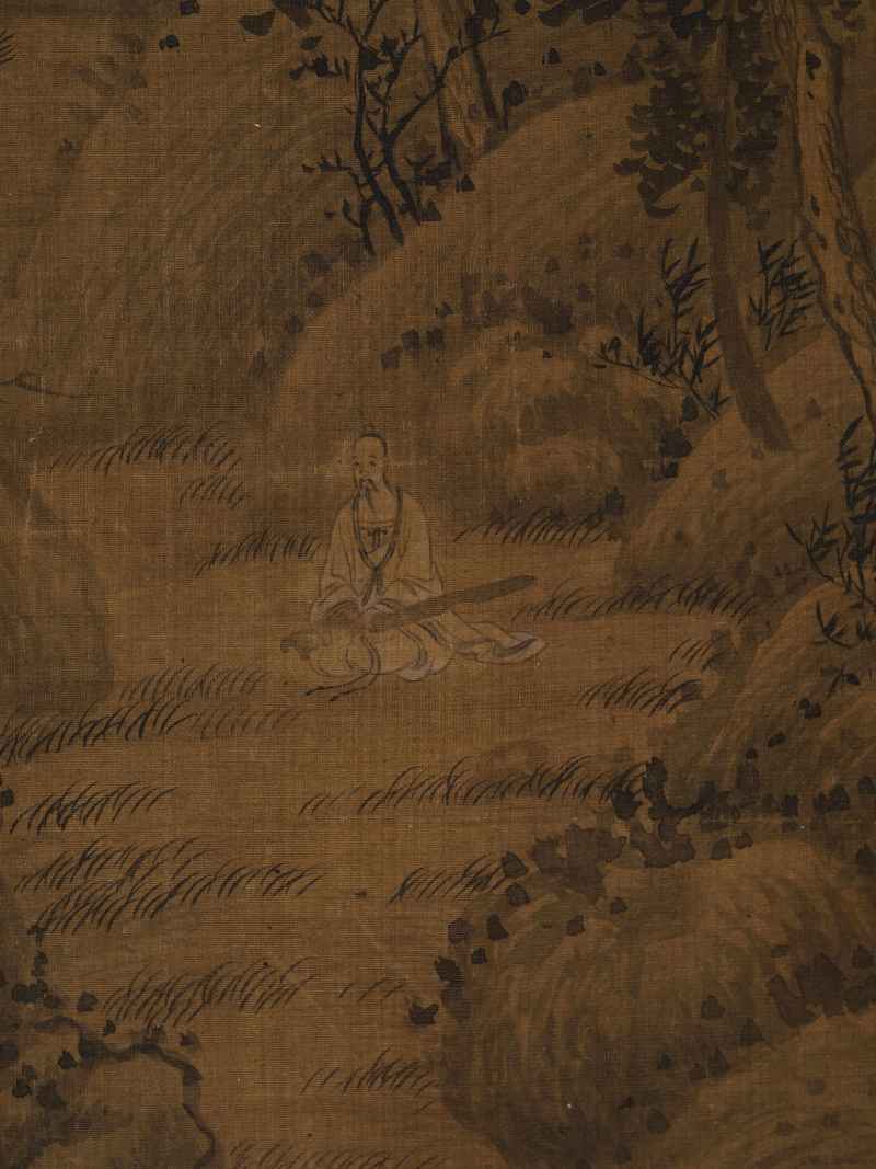 庚辰（1700年）作 王翚（款） 幽壑抚琴 - 图9