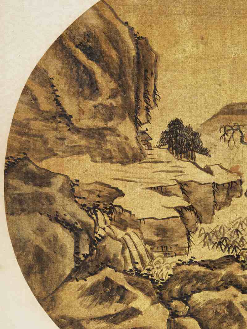 戊戌（1898年）作 任预 仿古山水册 - 图50