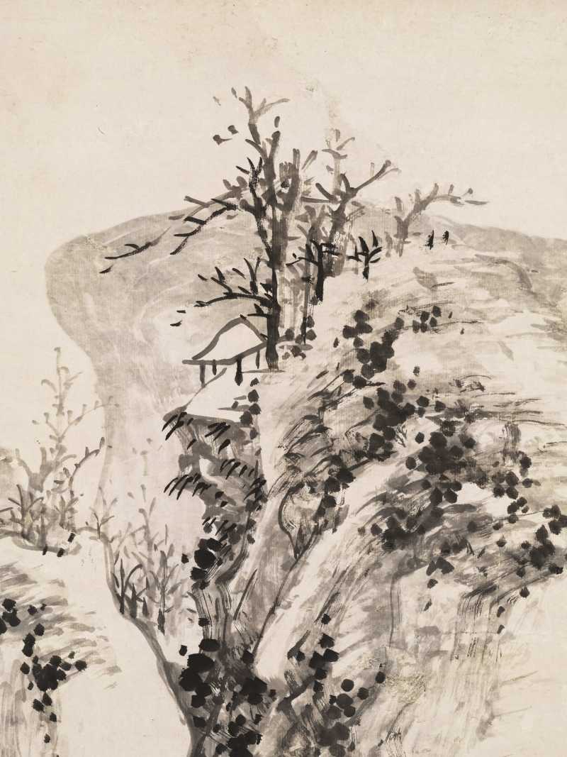 髡残（款） 山高落叶远 - 图4