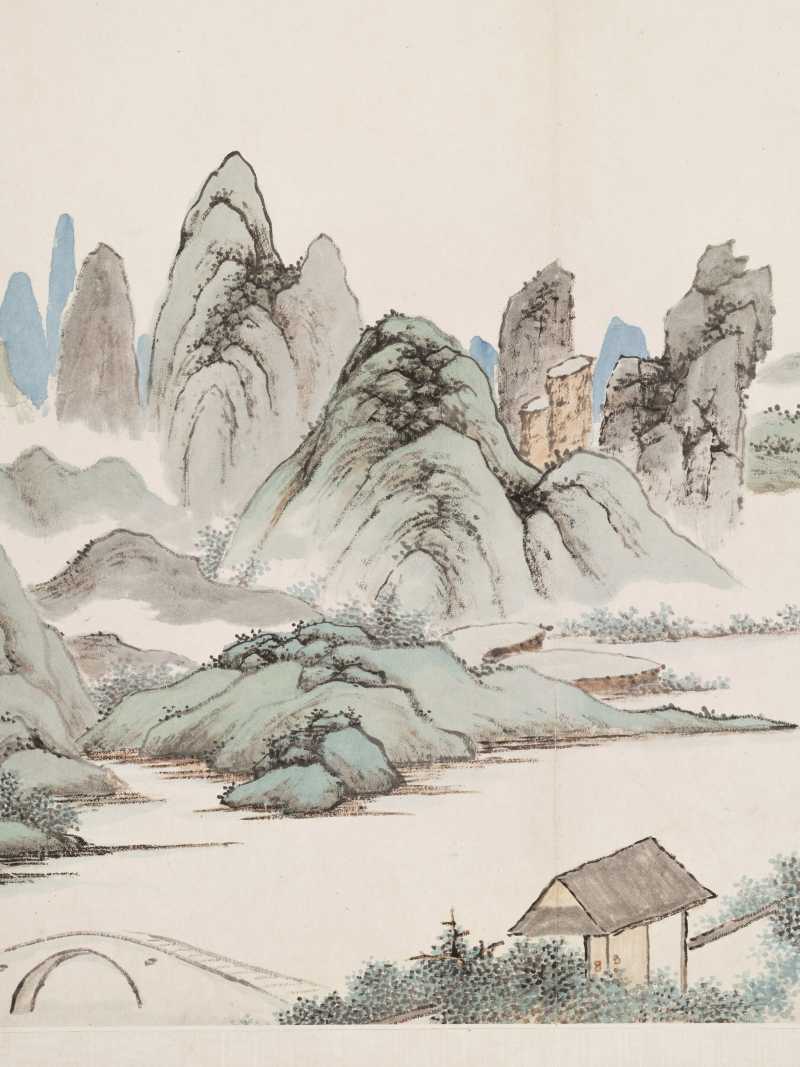 张深 山水人物册 - 图24