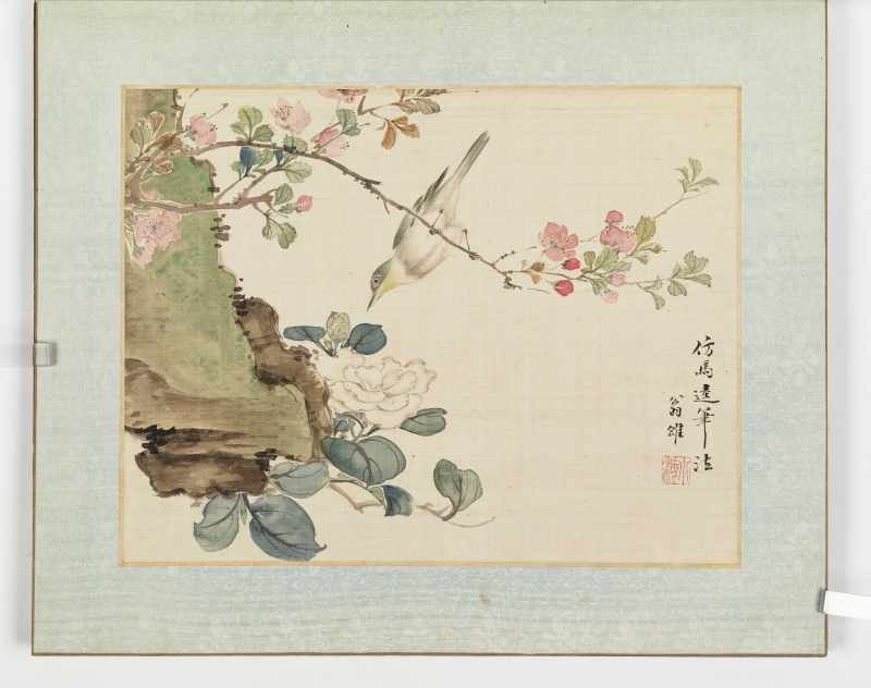 道光甲午（1834年）作 翁雒 花鸟写生册 - 图6