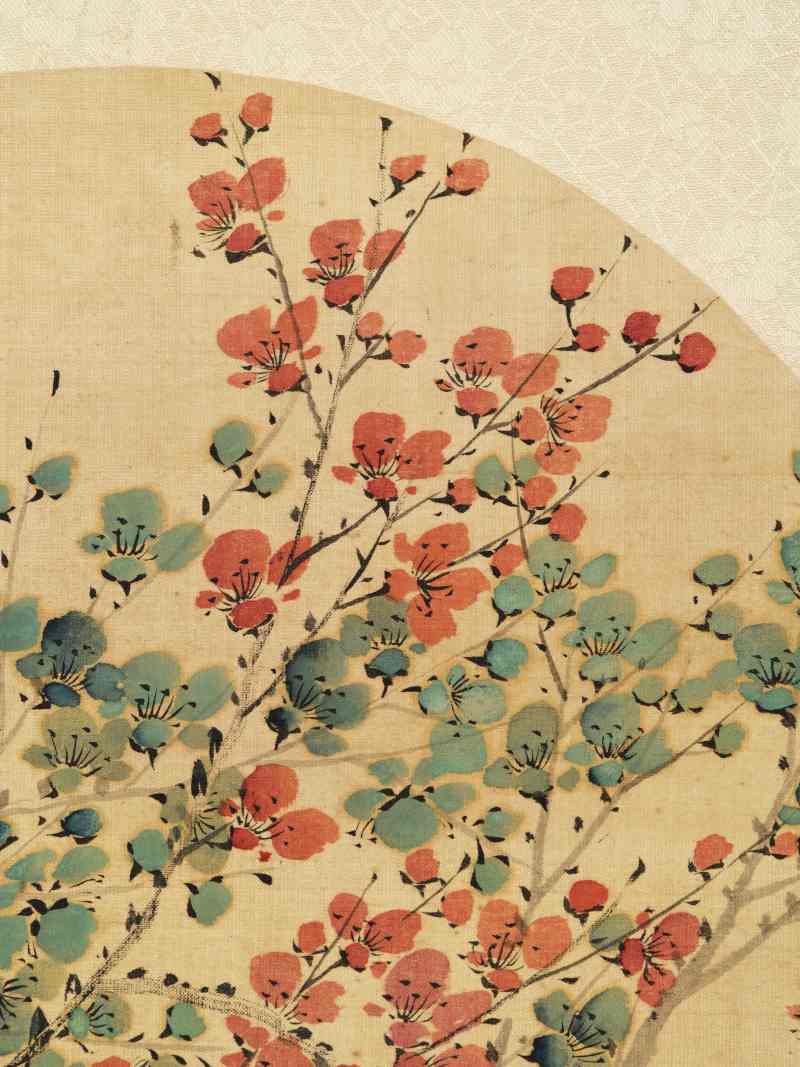 乙未（1895年）作 金心兰 花卉二帧 - 图11