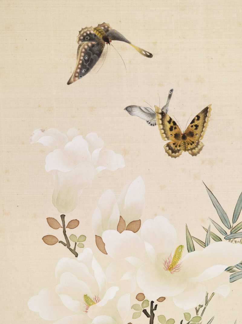 丁酉（1897年）作 梁德润、孙毓汶 花卉草虫册 - 图38