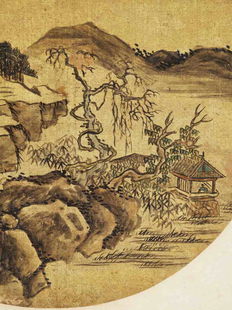 戊戌（1898年）作 任预 仿古山水册 - 图51