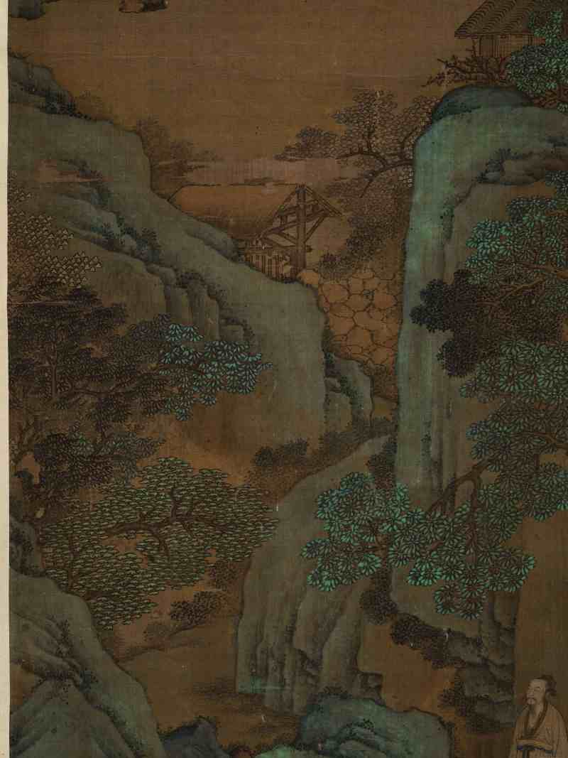 蔡远 溪山访友图 - 图7