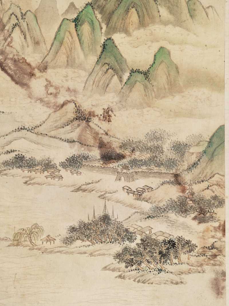 黄向坚（款） 云川十二景 - 图42